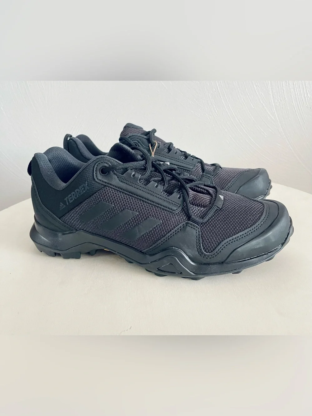Adidas Terrex AX3 Triple Black Men's Hiking Trail Running Shoes NWT Size 8 Men
